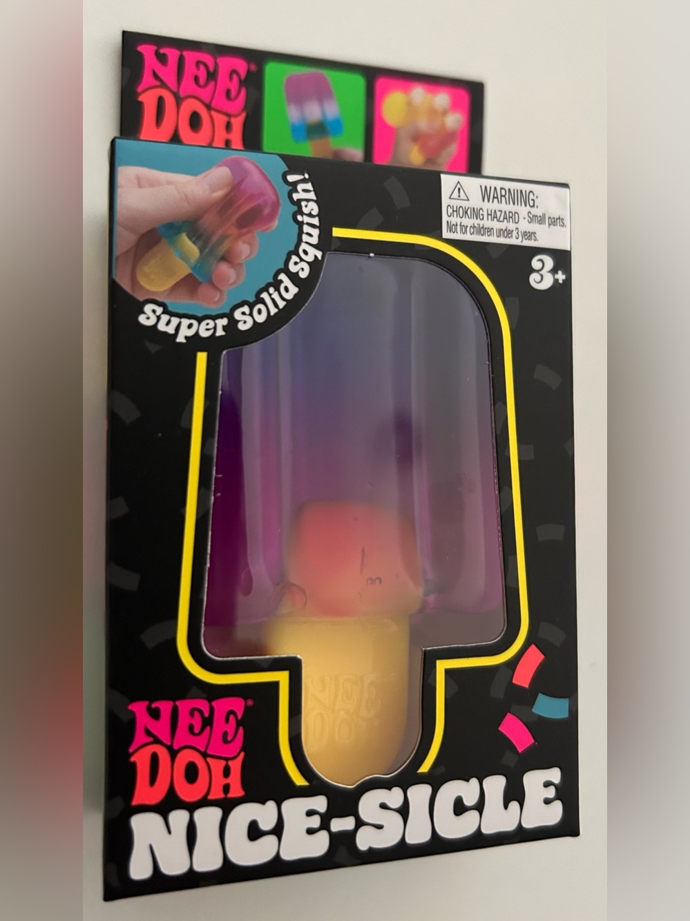 NeeDoh Nice-Sicle Popsicle fidget toy purple Authentic & NEW